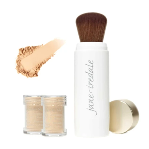 Jane Iredale Powder-Me SPF 30 Refillable Brush And 2 Refill Canisters - Translucent 2 Jane Iredale Powder-Me SPF 30 Refillable Brush And 2 Refill Canisters - Translucent - Image 2