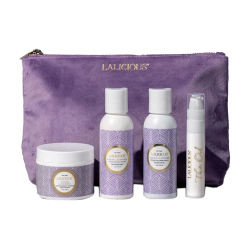 LaLicious Sugar Lavender Travel Kit 1 LaLicious Sugar Lavender Travel Kit